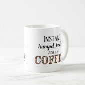 インスタントトランペット先生だけでコーヒー音楽を追加 コーヒーマグカップ (正面右)