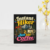 インスタントハイカー コーヒーを注ぐだけ 楽しいハイキング カード (黄色い花)