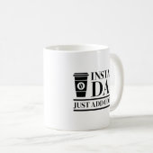 インスタントパパJust Add Coffee コーヒーマグカップ (正面右)