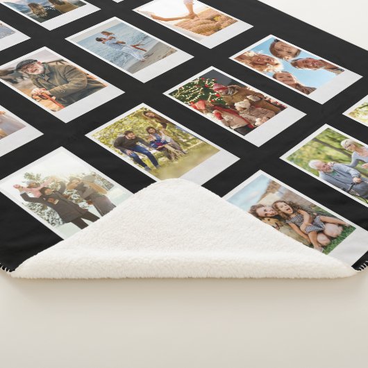インスタントパーソナライズされたフィルム16フォトコラージュ シェルパブランケット (3/4)