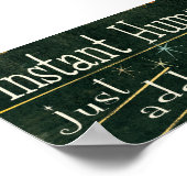 インスタントヒト |コーヒーの追加のみ ポスター (角)