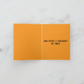 インスタントヒューマンがコーヒーを追加おもしろい- Coffee カード (内部)