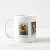 インスタントフィルムフォトコラージュを作成する コーヒーマグカップ (左)