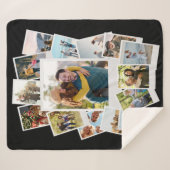 インスタントフィルムフォトコラージュを作成する シェルパブランケット (正面(横))