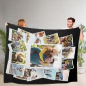 インスタントフィルムフォトコラージュを作成する フリースブランケット