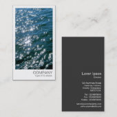 インスタントフォトきらめく- Water 名刺 (正面/裏面)