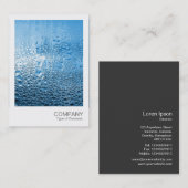 インスタントフォトカッコいい030 – 水02 名刺 (正面/裏面)