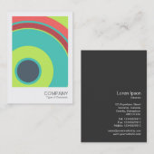 インスタントフォトカラフル063 – 円04 名刺 (正面/裏面)