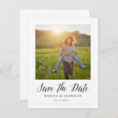 インスタントフォトスタイルのSave the Date セーブザデート (正面/裏面)