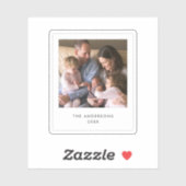 インスタントフォトスタイルスクエアフォト シール (シート)