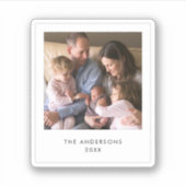 インスタントフォトスタイルスクエアフォト シール (正面)