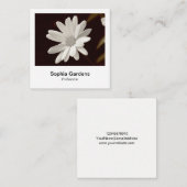 インスタントフォトスタイル-デイジー スクエア名刺 (正面/裏面)