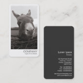 インスタントフォトフレンドリー- Donkey 名刺 (正面/裏面)