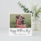 インスタントフォトマザーズデイカード 招待状 (スタンド正面)