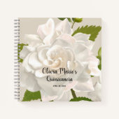 インスタントフォトメッセージキンセアニラゲストブック ノートブック (正面)