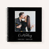 インスタントフォトメッセー結婚ジのゲストブック ノートブック (正面)