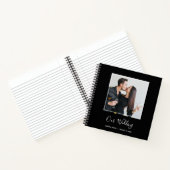 インスタントフォトメッセー結婚ジのゲストブック ノートブック (内部)