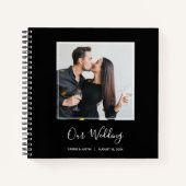 インスタントフォトメッセー結婚ジのゲストブック ノートブック (正面)