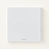 インスタントフォトメッセー結婚ジのゲストブック ノートブック (裏面)