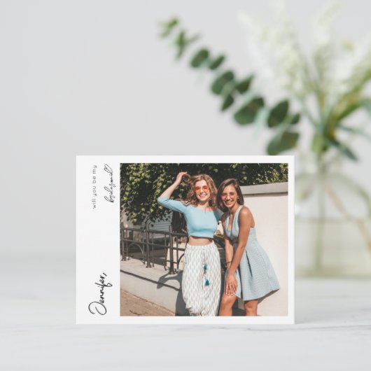 インスタントフォト提案V4手書き 招待状 (スタンド正面)