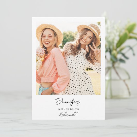 インスタントフォト自分の提案V3手書き – LN 招待状 (スタンド正面)