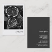 インスタントフォト014 -クラシックオートバイゲージ 名刺 (正面/裏面)