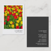 インスタントフォト023 – チューリップ 名刺 (正面/裏面)