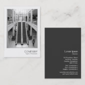 インスタントフォト024 – エスカレーター 名刺 (正面/裏面)