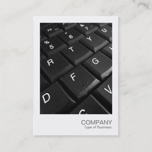 インスタントフォト026 – キーボード 名刺 (正面)