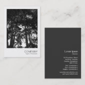 インスタントフォト032 - Tree Canopy 名刺 (正面/裏面)