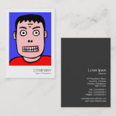 インスタントフォト039 -おもしろいキャラクター01 名刺 (正面/裏面)