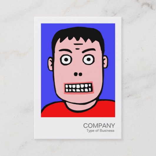 インスタントフォト039 -おもしろいキャラクター01 名刺 (正面)