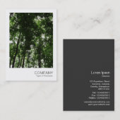 インスタントフォト048 - Woodland Canopy 01 名刺 (正面/裏面)