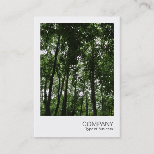 インスタントフォト049 - Woodland Canopy 01 BW 名刺 (正面)