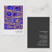 インスタントフォト054 – フラクタル抽象芸術061012a 名刺 (正面/裏面)