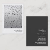 インスタントフォト07 - Rain on My Window 02 名刺 (正面/裏面)