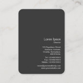 インスタントフォト081a – 反射オフィスブロック 名刺 (裏面)