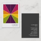 インスタントフォト – カラーセグメント02 名刺 (正面/裏面)