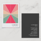 インスタントフォト – カラーセグメント03 名刺 (正面/裏面)