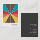 インスタントフォト – カラーセグメント05 名刺 (正面/裏面)