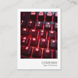 インスタントフォト – キ白熱［赤熱］光を放つーボード 名刺