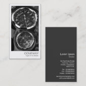 インスタントフォト – クラシックのオートバイゲージ 名刺 (正面/裏面)