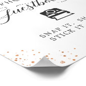 インスタントフォト ゲストブック サイン すもも 紫 花 (角)