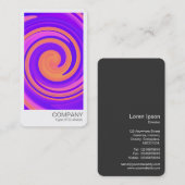 インスタントフォト – 抽象芸術旋回250816 - 01c 名刺 (正面/裏面)