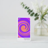 インスタントフォト – 抽象芸術旋回250816 - 01c 名刺 (スタンド正面)