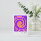 インスタントフォト – 抽象芸術旋回250816 - 01c 名刺 (スタンド正面)