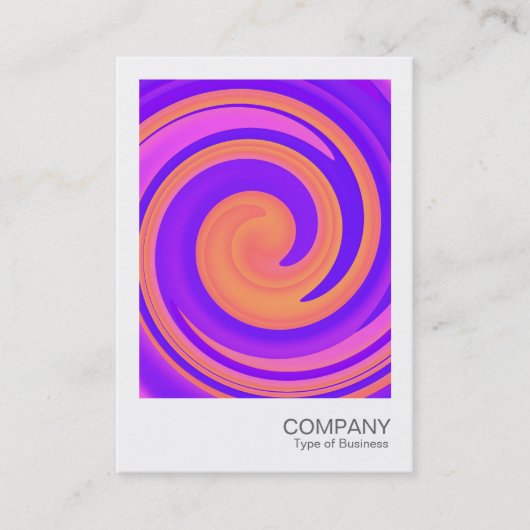インスタントフォト – 抽象芸術旋回250816 - 01c 名刺 (正面)