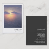 インスタントフォト – 日の出/日の入 名刺 (正面/裏面)