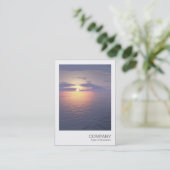 インスタントフォト – 日の出/日の入 名刺 (スタンド正面)