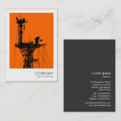 インスタントフォト – 軍艦無線マスト 名刺 (正面/裏面)